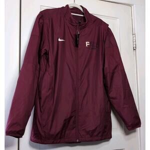 Nike Florida State Seminoles Full Zip Windbreaker Jacket Men's L(1012)